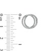 Thumbnail Image 3 of Vera Wang Love Collection 1/3 CT. T.W. Diamond Entwined Circle Stud Earrings in 10K White Gold