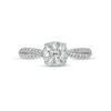 Thumbnail Image 4 of Vera Wang Love Collection Limited Edition 1-1/3 CT. T.W. Certified Diamond Split Shank Ring in 14K White Gold (I/SI2)