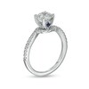 Thumbnail Image 3 of Vera Wang Love Collection Limited Edition 1 CT. T.W. Certified Diamond Solitaire Bypass Ring in 14K White Gold