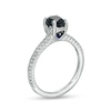 Thumbnail Image 3 of Vera Wang Love Collection Limited Edition 1-1/3 CT. T.W. Black Enhanced and White Diamond Ring in 14K White Gold