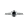 Thumbnail Image 4 of Vera Wang Love Collection Limited Edition 1-1/3 CT. T.W. Black Enhanced and White Diamond Ring in 14K White Gold