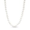 Thumbnail Image 1 of IMPERIAL® 5.0-6.0mm Freshwater Cultured Pearl Strand Necklace with 14K Gold Filigree Fish-Hook Clasp-30"