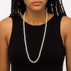 Thumbnail Image 2 of IMPERIAL® 5.0-6.0mm Freshwater Cultured Pearl Strand Necklace with 14K Gold Filigree Fish-Hook Clasp-30"