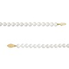 Thumbnail Image 3 of IMPERIAL® 5.0-6.0mm Freshwater Cultured Pearl Strand Necklace with 14K Gold Filigree Fish-Hook Clasp-30"