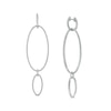 Thumbnail Image 1 of Vera Wang Love Collection 1 CT. T.W. Diamond Oval Drop Earrings in 10K White Gold