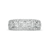 Thumbnail Image 4 of TRUE Lab-Grown Diamonds by Vera Wang Love 2 CT. T.W. Triple-Row Anniversary Band in 14K White Gold