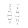 Thumbnail Image 1 of Vera Wang Love Collection 1-1/2 CT. T.W. Diamond Geometric Drop Earrings in 10K White Gold