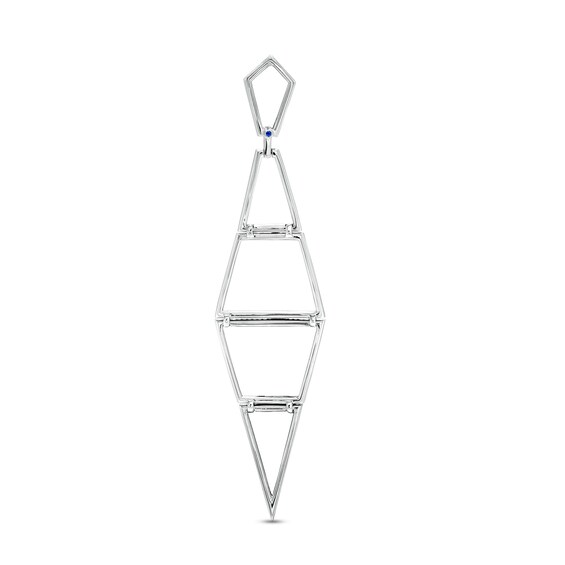 Vera Wang Love Collection 1-1/2 CT. T.w. Diamond Geometric Drop Earrings in 10K White Gold