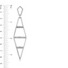 Thumbnail Image 3 of Vera Wang Love Collection 1-1/2 CT. T.W. Diamond Geometric Drop Earrings in 10K White Gold