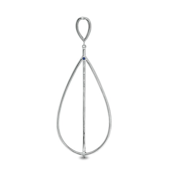 Vera Wang Love Collection 1 CT. T.w. Diamond Pear-Shaped Drop Earrings in 10K White Gold