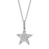 Thumbnail Image 1 of Marilyn Monroe™ Collection 3/4 CT. T.W. Diamond Star Pendant in 10K White Gold