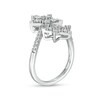 Thumbnail Image 2 of Marilyn Monroe™ Collection 3/4 CT. T.W. Diamond Double Star Ring in 10K White Gold