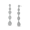 Thumbnail Image 1 of Marilyn Monroe™ Collection 1-1/2 CT. T.W. Composite Diamond Multi-Shape Drop Earrings in 10K White Gold