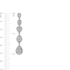 Thumbnail Image 2 of Marilyn Monroe™ Collection 1-1/2 CT. T.W. Composite Diamond Multi-Shape Drop Earrings in 10K White Gold
