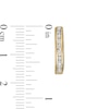 Thumbnail Image 3 of 1/2 CT. T.W. Diamond Hoop Earrings in 10K Gold