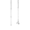 Thumbnail Image 2 of Vera Wang Love Collection Blue Sapphire and 1/6 CT. T.W. Diamond Layered Double Cross Necklace in 10K White Gold