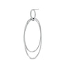 Thumbnail Image 2 of Vera Wang Love Collection 1-1/2 CT. T.W. Diamond Double Oval Drop Earrings in 10K White Gold
