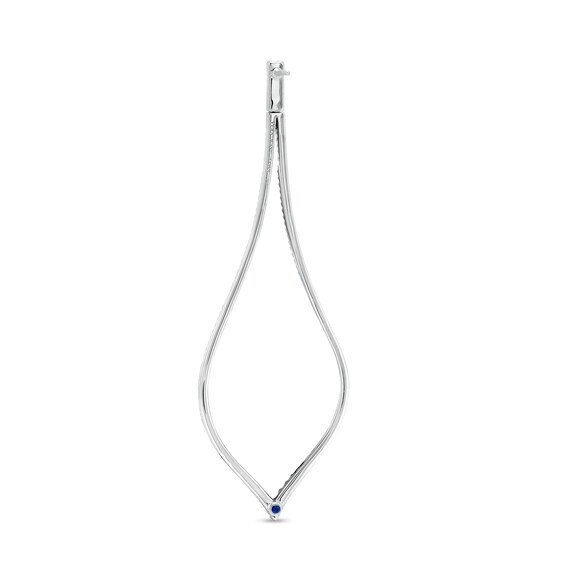 Vera Wang Love Collection 1-1/2 CT. T.w. Diamond Teardrop Drop Earrings in 10K White Gold