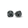 Thumbnail Image 0 of Vera Wang Men 2-7/8 CT. T.W. Black Diamond Solitaire Stud Earrings in Sterling Silver with Black Rhodium