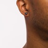 Thumbnail Image 2 of Vera Wang Men 2-7/8 CT. T.W. Black Diamond Solitaire Stud Earrings in Sterling Silver with Black Rhodium