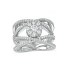 Thumbnail Image 1 of 1 CT. T.W. Composite Diamond Orbit Ring in 10K White Gold