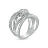 Thumbnail Image 3 of 1 CT. T.W. Composite Diamond Orbit Ring in 10K White Gold