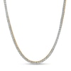 Thumbnail Image 1 of Men's 3 CT. T.W. Diamond Tennis Necklace in 10K Gold - 20"
