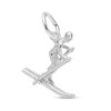 Thumbnail Image 1 of Rembrandt Charms® Skier in Sterling Silver