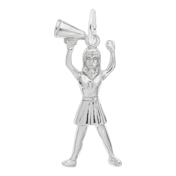 Rembrandt Charms® Cheerleader in Sterling Silver