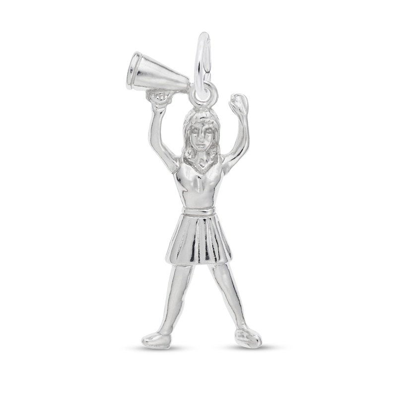 Main Image 1 of Rembrandt Charms® Cheerleader in Sterling Silver