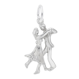 Rembrandt Charms® Waltzing Dancers in Sterling Silver