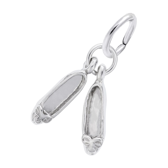 Rembrandt CharmsÂ® Ballet Shoes in Sterling Silver