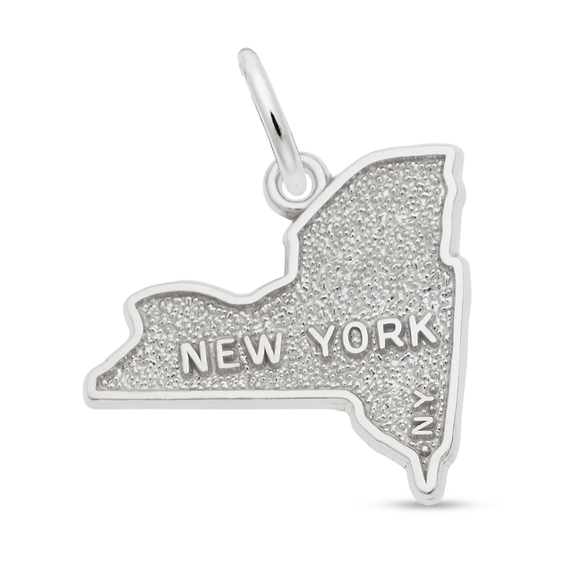 Thumbnail Image 0 of Rembrandt Charms® NEW YORK State in Sterling Silver