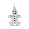 Thumbnail Image 1 of Rembrandt Charms® Textured Gingerbread Man in Sterling Silver