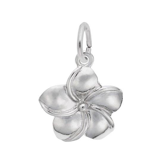Rembrandt Charms® Plumeria in Sterling Silver