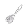 Thumbnail Image 1 of Rembrandt Charms® Tennis Rackets with Ball in Sterling Silver