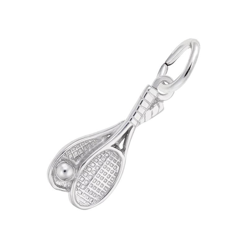 Main Image 1 of Rembrandt Charms® Tennis Rackets with Ball in Sterling Silver
