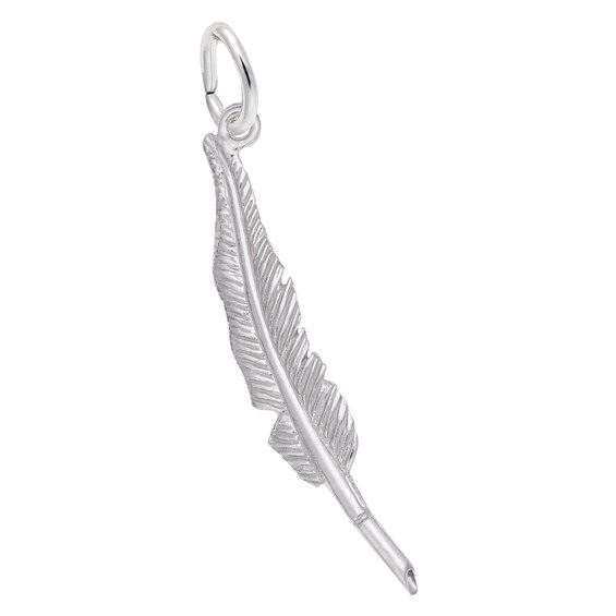 Rembrandt CharmsÂ® Feather Pen in Sterling Silver