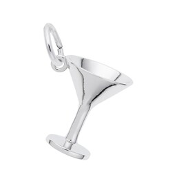 Rembrandt Charms® Martini Glass in Sterling Silver