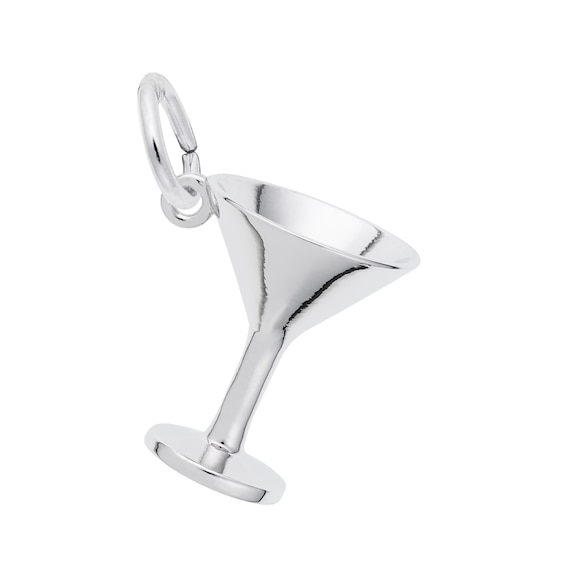 Rembrandt CharmsÂ® Martini Glass in Sterling Silver