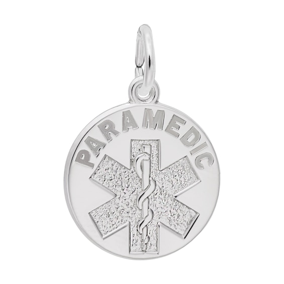 Rembrandt CharmsÂ® Paramedic Disc in Sterling Silver
