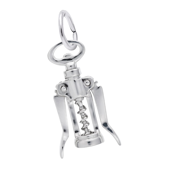 Rembrandt CharmsÂ® Corkscrew in Sterling Silver