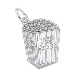 Rembrandt Charms® POP CORN Bucket in Sterling Silver