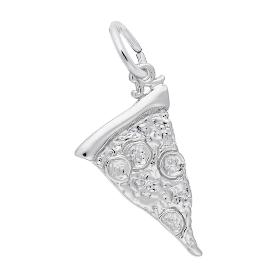 Rembrandt CharmsÂ® Pizza Slice in Sterling Silver