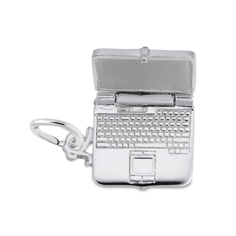 Main Image 1 of Rembrandt Charms® Laptop Computer in Sterling Silver
