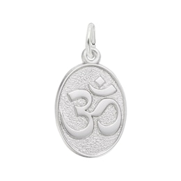 Rembrandt Charms® Om Symbol in Sterling Silver