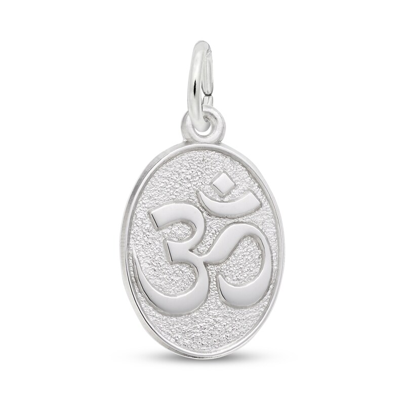 Main Image 1 of Rembrandt Charms® Om Symbol in Sterling Silver