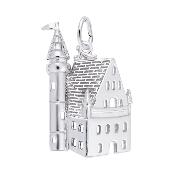 Rembrandt CharmsÂ® Castle in Sterling Silver