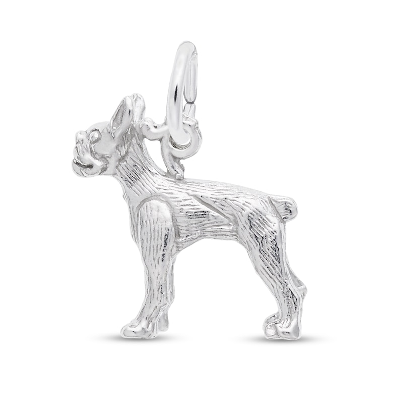 Rembrandt Charms® Boston Terrier in Sterling Silver