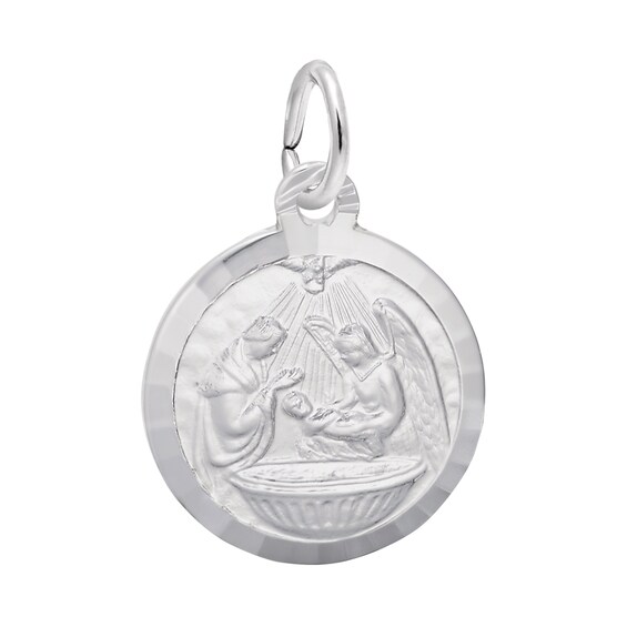 Rembrandt CharmsÂ® Baptism in Sterling Silver